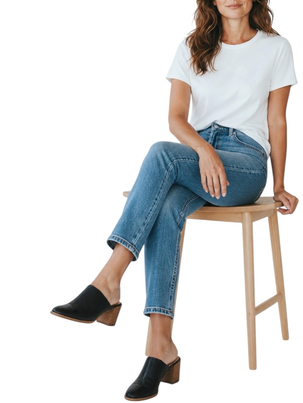 MADEWELL “The Carey Mules” Black Leather Slip-On Block Heel Mules Size 10 -- YES - Picture 13 of 13